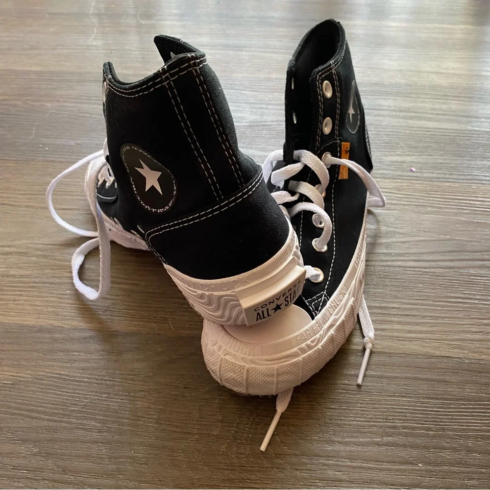 Converse Kids Black and White High-Tops